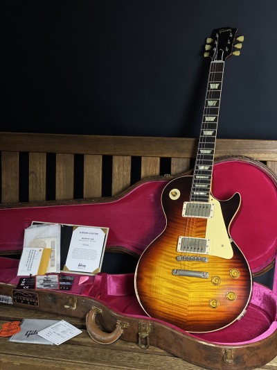 Gibson Custom Wildwood Specs Murphy Lab 59 Les Paul Heavy Aged Tom Murphy Painted Murphy Darkburst